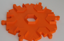 Hex-Kreuzung für Eisenbahn (z.B. mit Lego Duplo kompatibel)