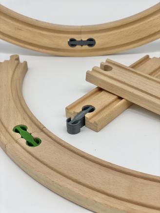 Verbinder für Holzschienen