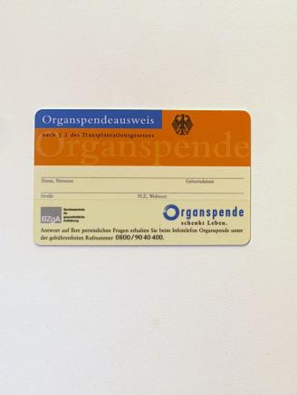 Organspendeausweis