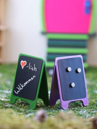 Aufsteller/ Magnettafel